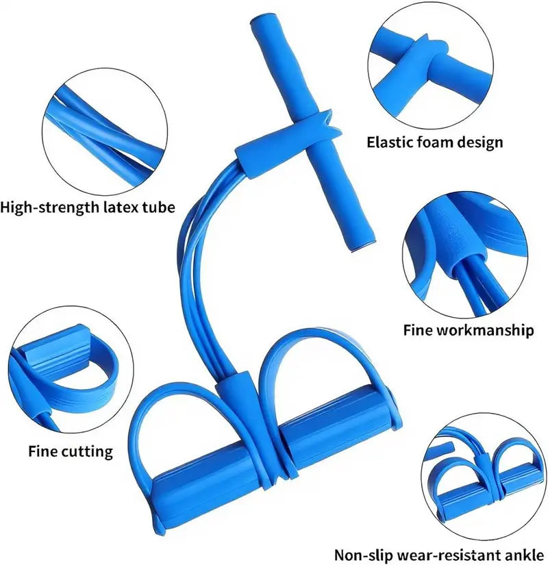Multi-function Pedal Resistance Band Trainer