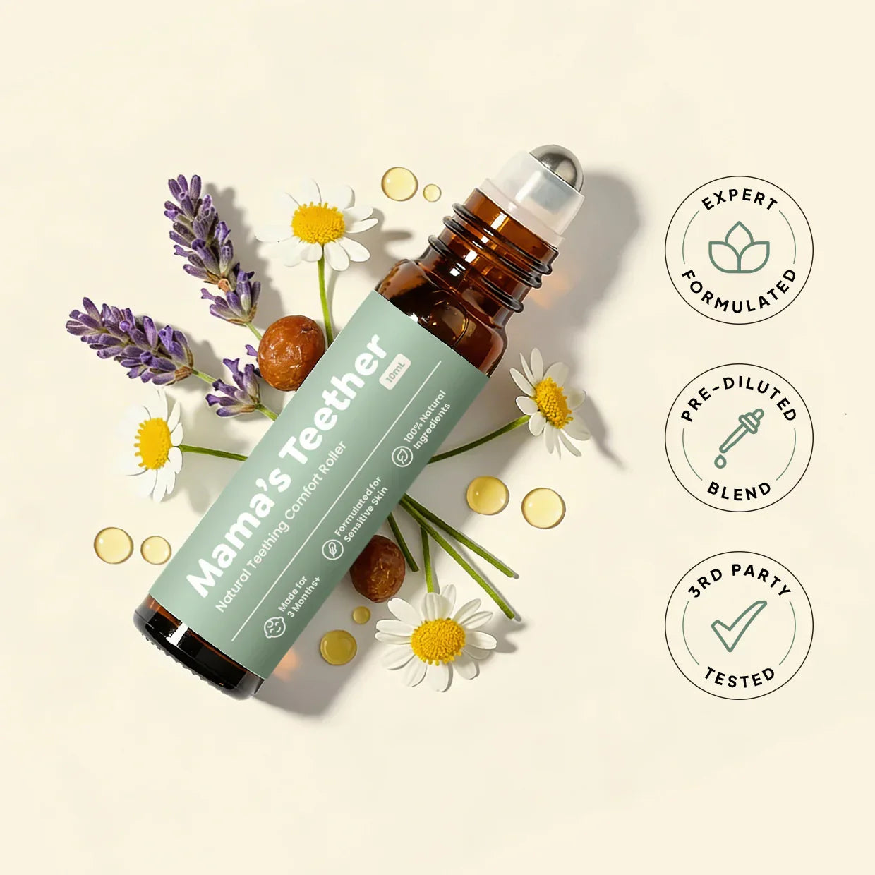 Mama's Teether: Teething Roller