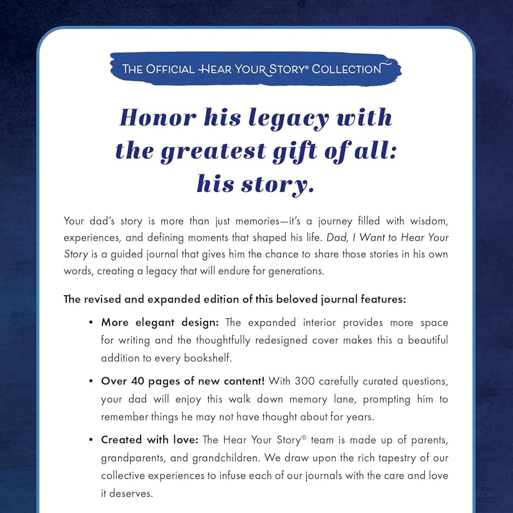 "I Want To Have Your Story" Book