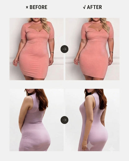 High-Waisted Tummy Control Shaping Shorts, Seamless Butt-Lifting Underwear