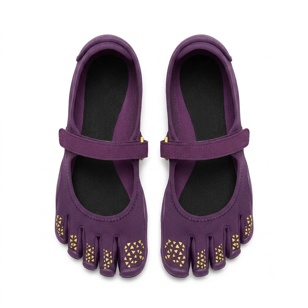 Five-Toe Massage Flat Shoes