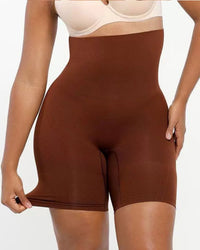 High-waisted-Brown