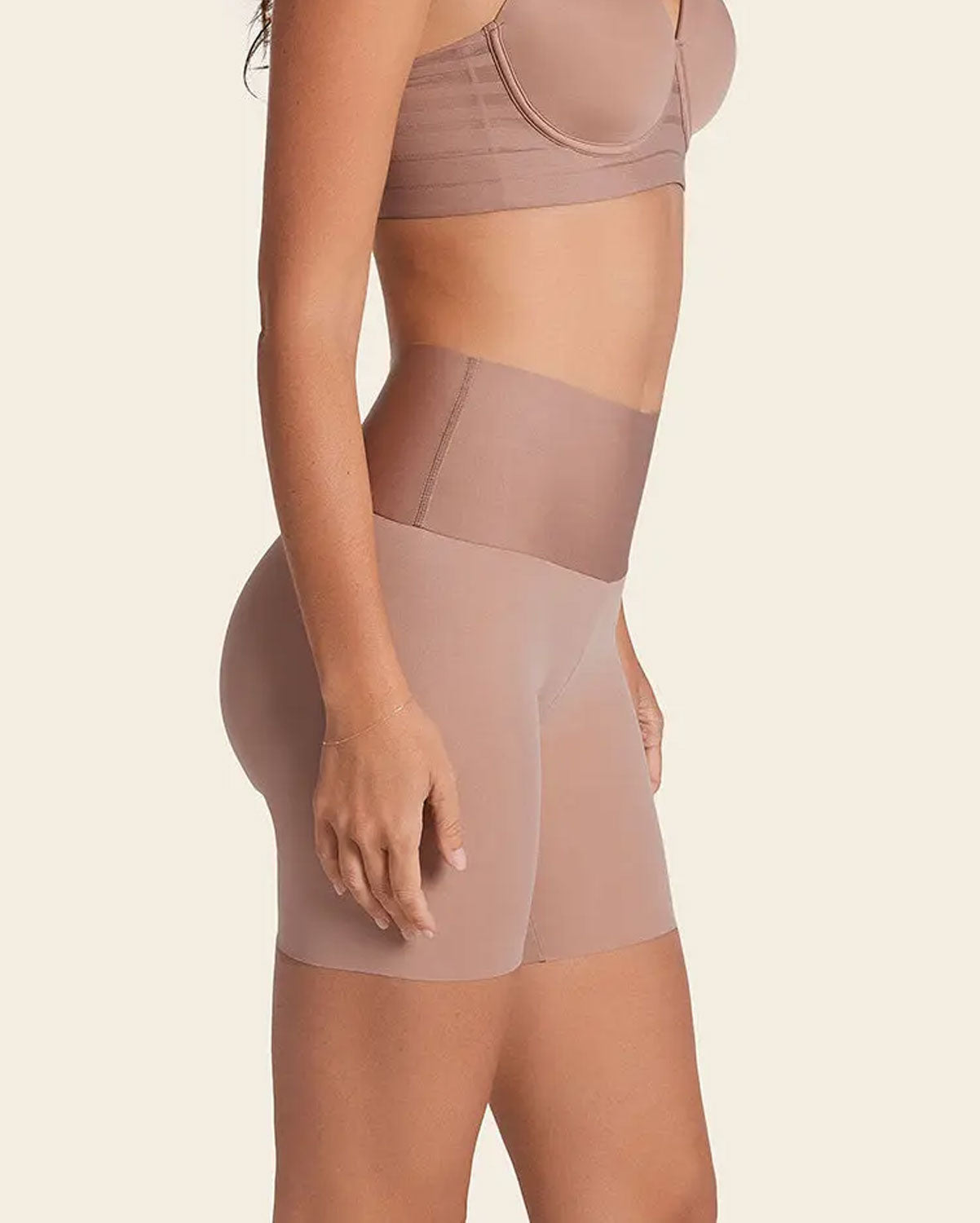 High-Waisted Tummy Control Shaping Shorts, Seamless Butt-Lifting Underwear