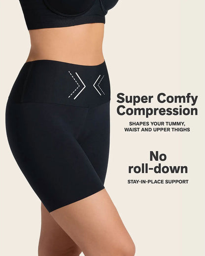 High-Waisted Tummy Control Shaping Shorts, Seamless Butt-Lifting Underwear